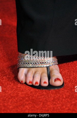 Liz McLarnon 'Michael Jackson: la vita di un'icona film Premiere detenute all'Empire Leicester Square - Arrivi. Londra, Foto Stock