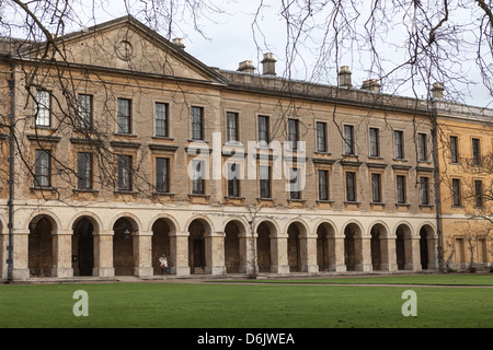 Edificio di nuova costruzione, Magdalen College di Oxford, Oxfordshire, England, Regno Unito, Europa Foto Stock