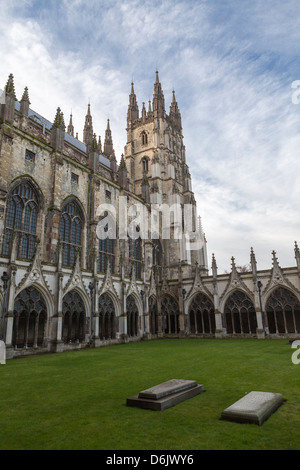 La Cattedrale di Canterbury, Sito Patrimonio Mondiale dell'UNESCO, Canterbury, nel Kent, England, Regno Unito, Europa Foto Stock