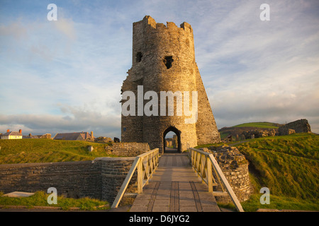 Aberystwyth Castle, Ceredigion, West Wales, Regno Unito, Europa Foto Stock