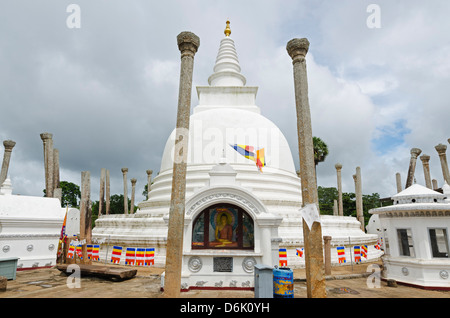 Thuparama Dagoba, Anuradhapura, Sito Patrimonio Mondiale dell'UNESCO, Nord provincia centrale, Sri Lanka, Asia Foto Stock