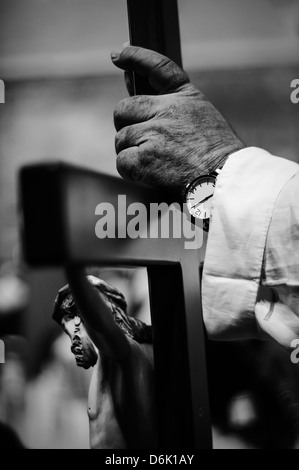 Chieti Italia - Processione del Venerdì Santo. Foto Stock