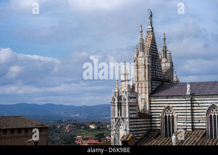 Cattedrale di Santa Maria Assunta a Siena, Italia Foto Stock