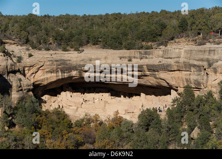 Il Parco Nazionale di Mesa Verde, Sito Patrimonio Mondiale dell'UNESCO, Colorado, Stati Uniti d'America, America del Nord Foto Stock