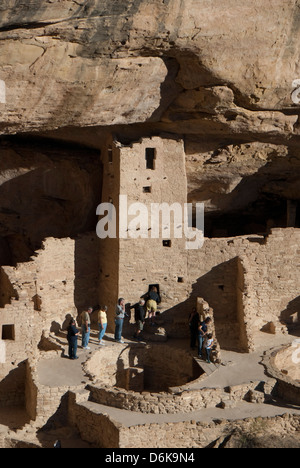 Il Parco Nazionale di Mesa Verde, Sito Patrimonio Mondiale dell'UNESCO, Colorado, Stati Uniti d'America, America del Nord Foto Stock