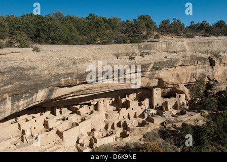 Il Parco Nazionale di Mesa Verde, Sito Patrimonio Mondiale dell'UNESCO, Colorado, Stati Uniti d'America, America del Nord Foto Stock