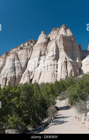 Kasha-Katuwe tenda Rock monumento nazionale, Nuovo Messico, Stati Uniti d'America, America del Nord Foto Stock