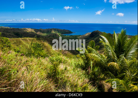 Outlook su Cetti River Valley in Guam, territorio statunitense, Pacifico centrale e del Pacifico Foto Stock