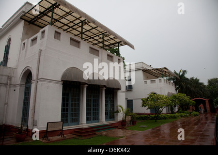 La casa dove visse Gandhi a Gandhi Smriti New Delhi India Foto Stock