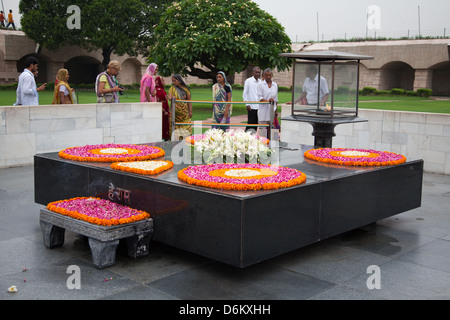 Raj Ghat, Vecchia Delhi, India Foto Stock