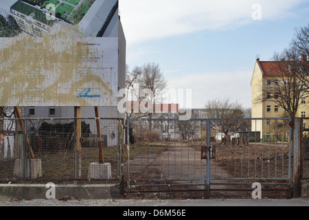Berlino, Germania, nel lotto vacante nasce Elsenstrasse Foto Stock