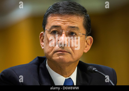 Stati Uniti Segretario della Veterans Affairs (VA) Eric Shinseki. Foto Stock