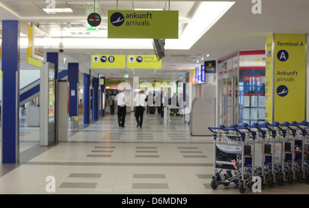 Schoenefeld, Germania, presso l'aeroporto di Schoenefeld Foto Stock