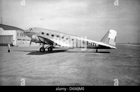 34. Douglas DC-2, HB-ITI, Swissair, Glendale Foto Stock