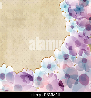 Abstract disegnati a mano sfondo ad acquerello Foto Stock