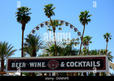 Indio, California USA 19 Aprile 2013 Il Coachella Music Festival. Aprile 19, 2013. Photo credit: Lisa Werner/Alamy Live News Foto Stock