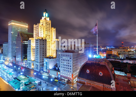 Providence, Rhode Island è stata una delle prime città stabiliti negli Stati Uniti. Foto Stock