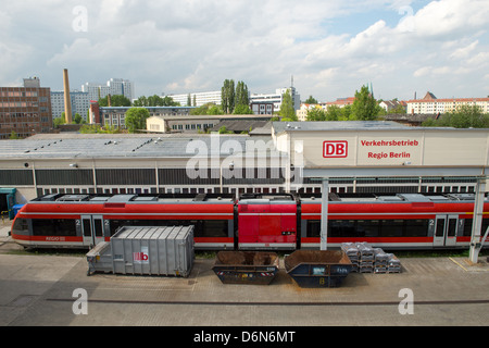 Berlino, Germania, DB Regio Laboratorio Berlin-Lichtenberg Foto Stock