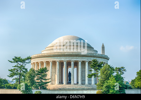 Thomas Jefferson Memorial a Washington DC. Foto Stock