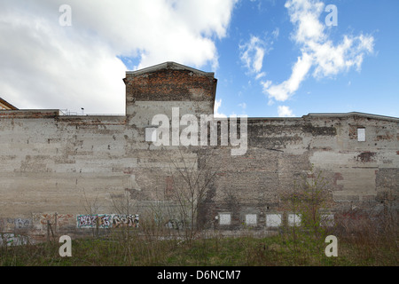 Berlino, Germania, muro di fuoco su un tracciato non assegnato Foto Stock