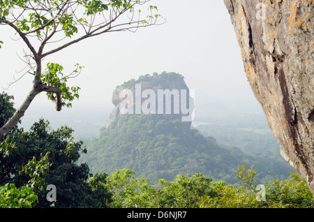 Sigiriya (Patrimonio Mondiale dell'UNESCO), Nord provincia centrale, Sri Lanka Foto Stock
