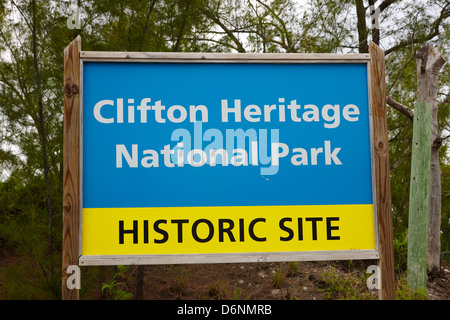 Clifton Heritage National Park, New Providence Island, Bahamas Foto Stock