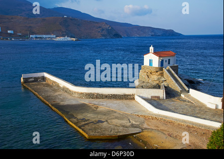 Hora, Andros Isola, Cicladi, isole greche, Grecia, Europa Foto Stock