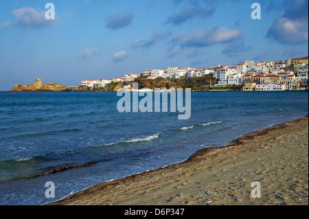 Hora, Andros Isola, Cicladi, isole greche, Grecia, Europa Foto Stock