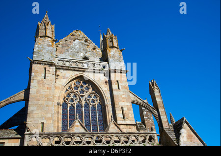Cathedrale de San Tugdual, Breton cattedrale, Treguier, Côte de Granit Rose, Cotes d'Armor Bretagna, Francia, Europa Foto Stock