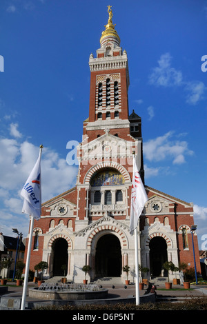 Basilica di Notre Dame de Brebieres, Albert, Somme, Francia, Europa Foto Stock
