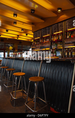 Cafe Walvis in Dansaert distretto centrale di Bruxelles Belgio Europa Foto Stock