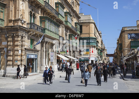 Malta, La Valletta, Patrimonio Mondiale dell Unesco, Piazza della Libertà pacifica e armoniosa, Malta, La Valletta, UNESCO Welterbe, Piazza della Libertà Foto Stock