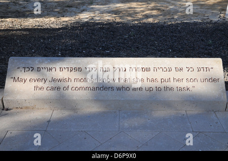 Israele nel deserto del Negev, Kibbutz Sde Boker, Ben-Gurion Desert Home Foto Stock