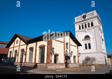 Edifici storici dal 1895 Pražská tržnice o Holesovice trznice market place Holesovice quartiere Praga Repubblica Ceca Foto Stock