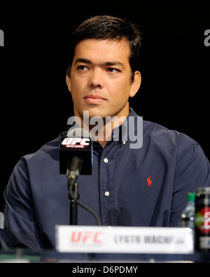 Lyoto Machida UFC 140 conferenza stampa presso la Air Canada Centre. Toronto, Canada - 12.10.11 obbligatorio Foto Stock