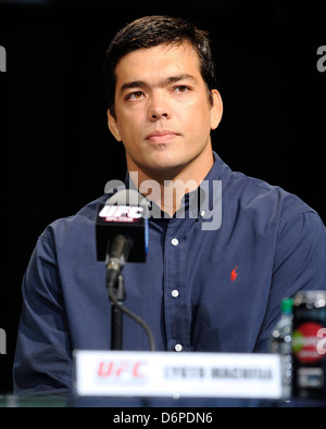 Lyoto Machida UFC 140 conferenza stampa presso la Air Canada Centre. Toronto, Canada - 12.10.11 obbligatorio Foto Stock