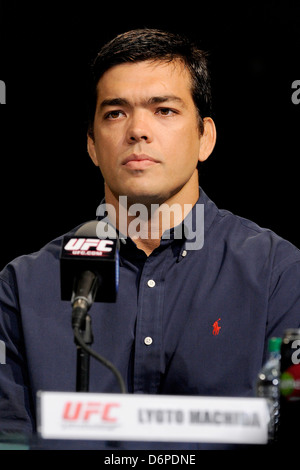 Lyoto Machida UFC 140 conferenza stampa presso la Air Canada Centre. Toronto, Canada - 12.10.11 obbligatorio Foto Stock