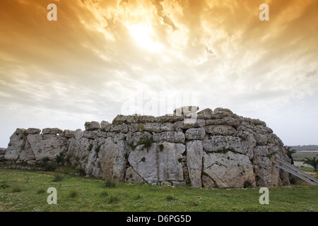 Malta, Gozo, i templi di Ggantija, UNESCO pacifica e armoniosa, Tempio di Ggantija, Templi megalitici di Malta, Gozo, i templi di Ggantija Foto Stock