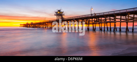 San Clemente Pier Foto Stock