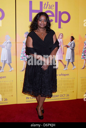 Octavia Spencer Premiere irlandese di "L'aiuto" al Savoy Dublin, Irlanda - 10.10.11 Foto Stock