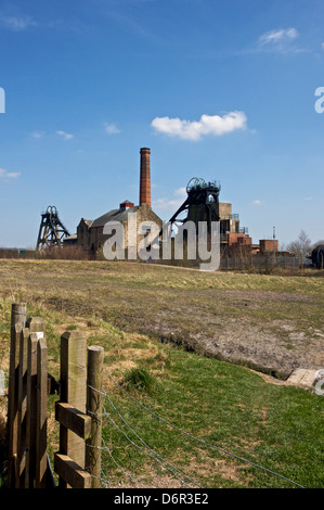 Pleasley Vale colliery Foto Stock