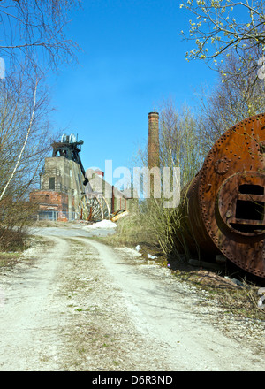 Pleasley Vale colliery Foto Stock