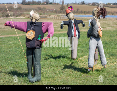 Scarecrows ad RHS Hyde Hall Foto Stock