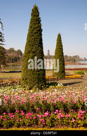 Kandawgyi nazionale Giardini, Pyin Oo Lwin, noto anche come Pyin U Lwin e Maymyo, vicino a Mandalay, Myanmar (Birmania) Foto Stock