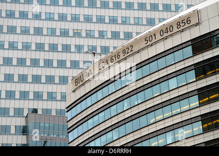 Varsavia, Polonia, uffici nel centro della città in affitto Foto Stock