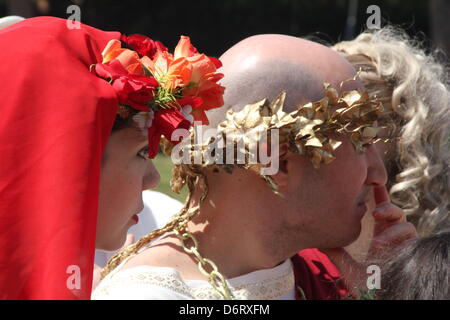 21 Aprile 2013 - 2766 Compleanno - nascita di Roma le celebrazioni al Circo Massimo, ROMA, Italia Foto Stock