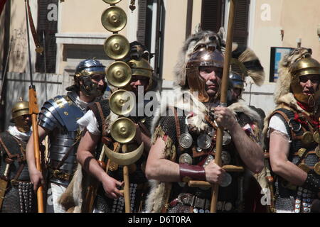 21 Aprile 2013 - 2766 Compleanno - nascita di Roma le celebrazioni al Circo Massimo, ROMA, Italia Foto Stock