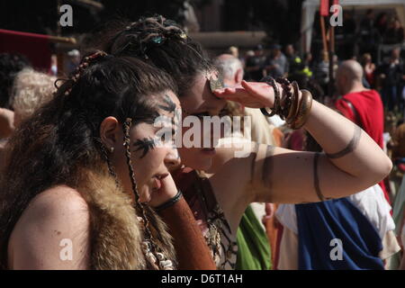 21 Aprile 2013 - 2766 Compleanno - nascita di Roma le celebrazioni al Circo Massimo, ROMA, Italia Foto Stock