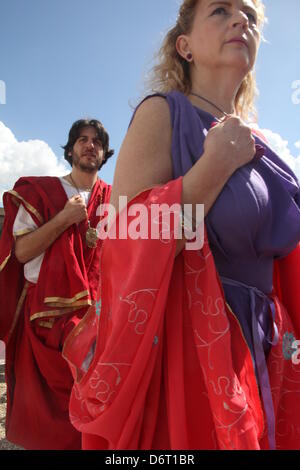 21 Aprile 2013 - 2766 Compleanno - nascita di Roma le celebrazioni al Circo Massimo, ROMA, Italia Foto Stock