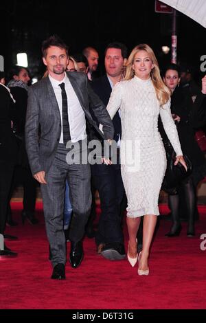 New York, Stati Uniti d'America. Il 22 aprile, 2013. Matt Bellamy Kate Hudson presso gli arrivi per il fondamentalista riluttante Premiere al Tribeca Film Festival 2013, Tribeca Performing Arts Center (BMCC TPAC), New York, NY Aprile 22, 2013. Foto di: Gregorio T. Binuya/Everett raccolta/Alamy Live News Foto Stock